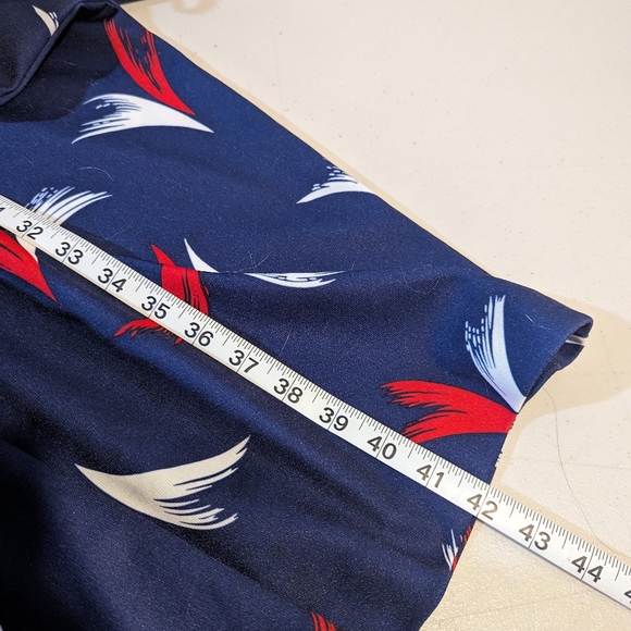 Vintage Summer Red, White, & Blue Dress Unbranded Fits Modern L - Picture 7 of 8